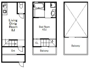 W＆R APARTMENT02の物件間取画像